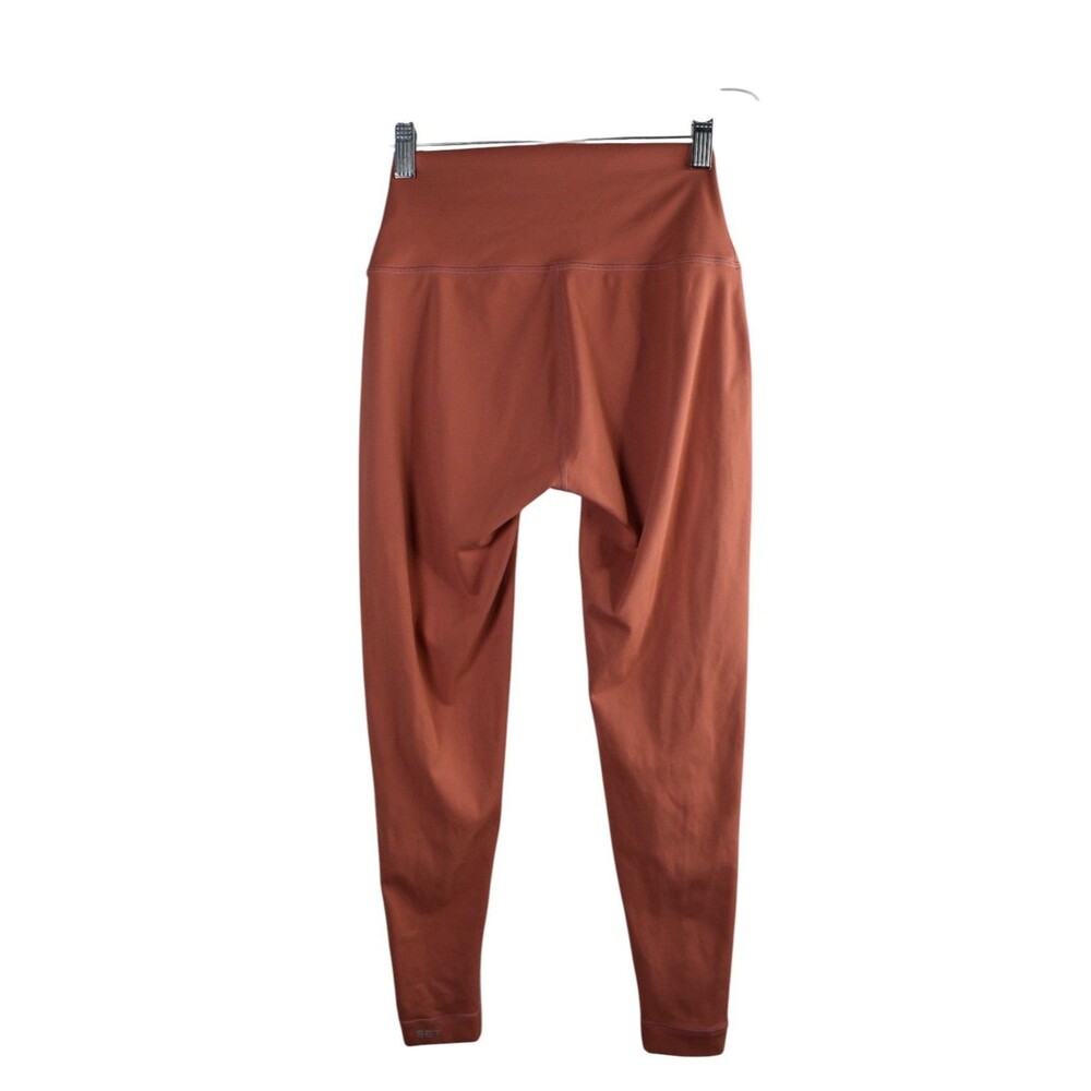 SET Active Luxform Leggings Size S Rust Terracotta High Rise Workout Yoga - Picture 5 of 8